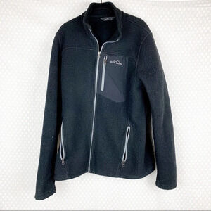 Eddie Bauer Black Fleece Sherpa Full Zip‎ Jacket